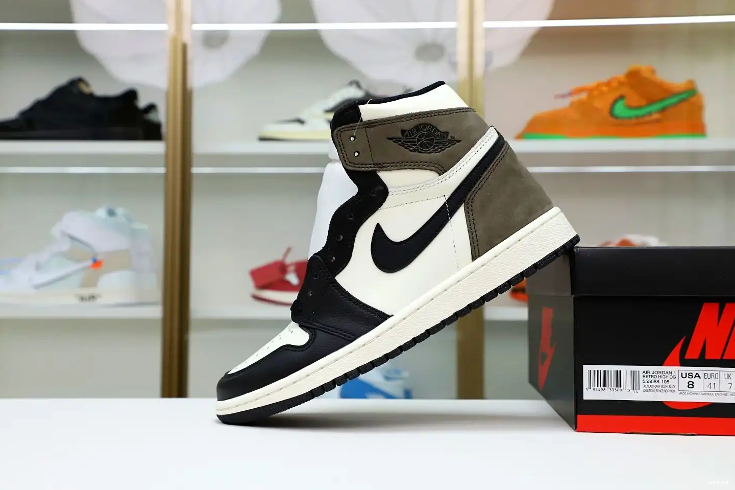 1 'DARK Kimikick RETRO HIGH AIR JORDAN OG MOCHA' 0512